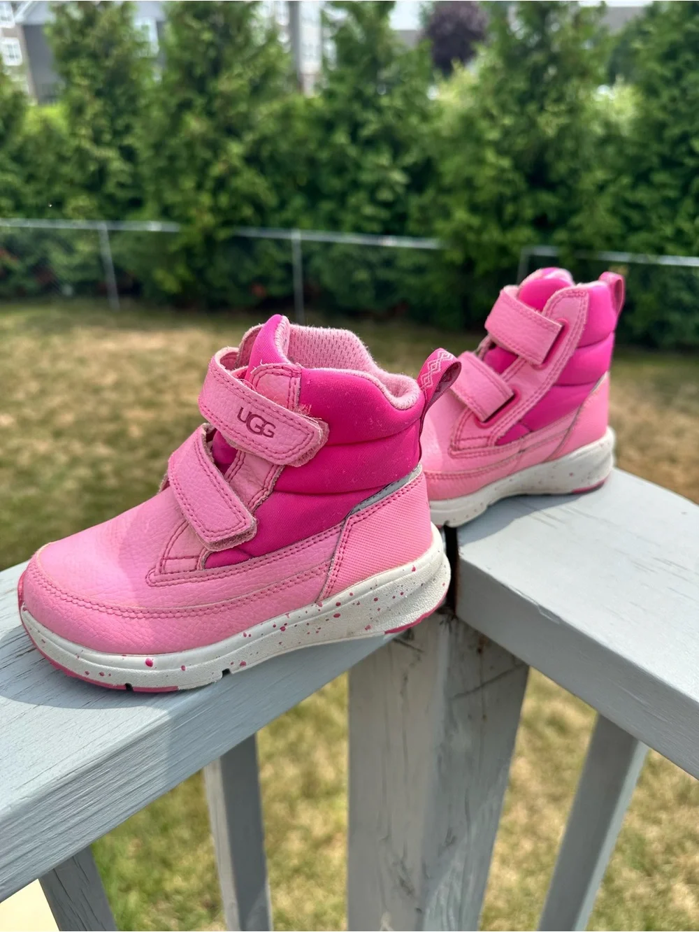 Ugg | Pink Dannie Weather Proof Waterproof Boots | Size 8